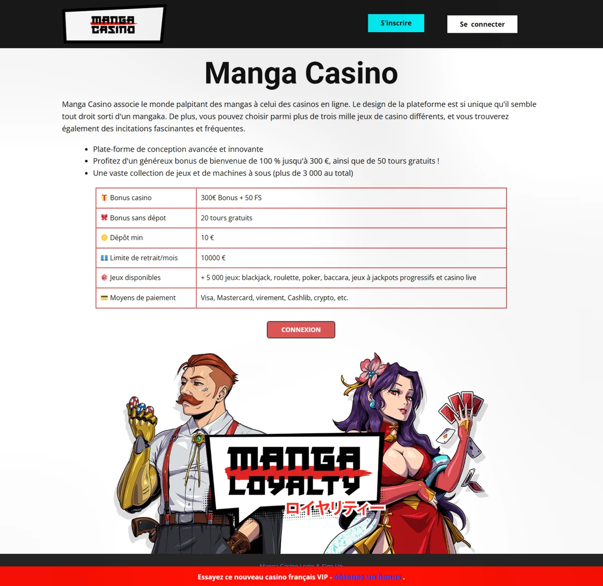 Manga Casino